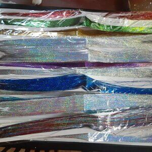 Tinsel Extension for Women-Girls 8 Colors , Heat Resistant Glitter